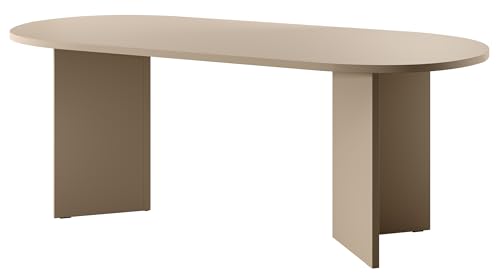 Mesa de jantar oval